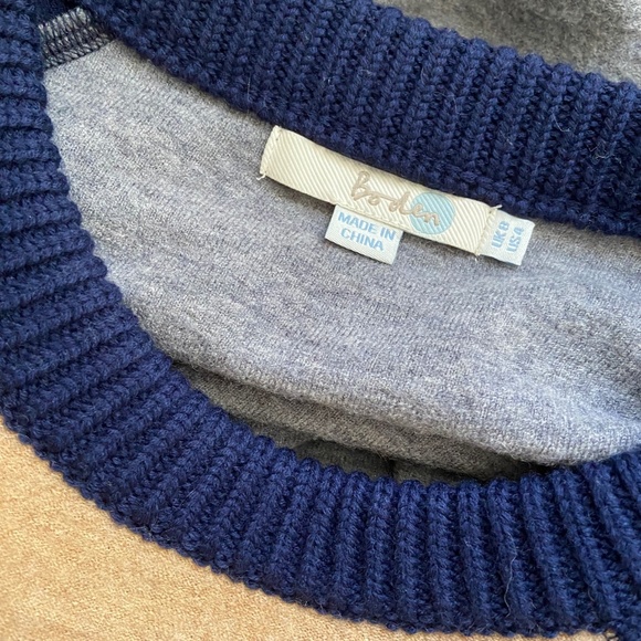 Boden Color-Bocked Sweater, US4, 100% Wool - Picture 3 of 8